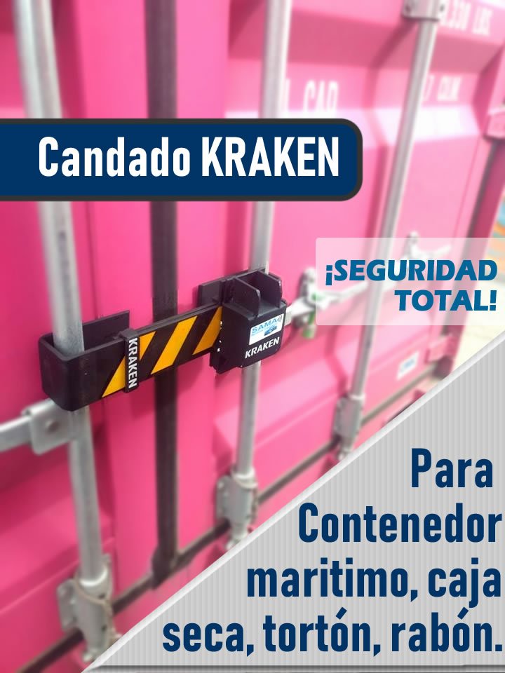 CANDADO para trailer, CONTENEDOR